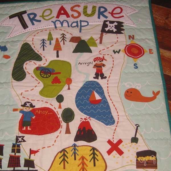Riley Blake Treasure Map playmat or quilt